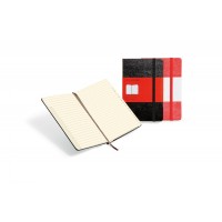 Moleskine adresboek maat 2/large rood
